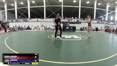 108 lbs Placement Matches (8 Team) - Emma Grimes, Pennsylvania Blue vs Cora Jordan, Illinois