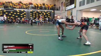 138 lbs Quarterfinal - Sean Roarty, GREEN vs Amari Bowers, CONNEAUT