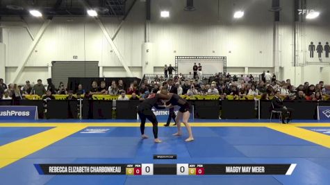 Maggy May Meier vs Rebecca Elizabeth Charbonneau 2025 World IBJJF Jiu-Jitsu No-Gi Championship