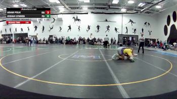 157 lbs Champ. Round 2 - Adam Polk, Unattached vs Josiah Lynden, Poopy Shmoopy Academy