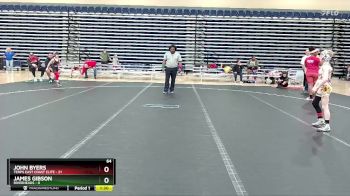 64 lbs Round 5 (6 Team) - John Byers, Terps East Coast Elite vs James Gibson, Riverheads