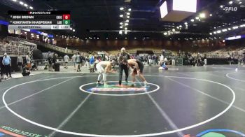 165 lbs Quarterfinal - Konstantin Khaspekian, Lake Gibson vs Josh Brown, Carolina Forest