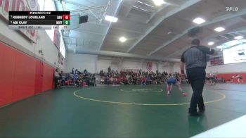 100 lbs Cons. Round 4 - Kennedy Loveland, Bear River vs Abi Clay, Moffat County