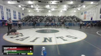 110 lbs Champ. Round 3 - Rebecca Dezan, Upland vs Kailey Salazar, Selma