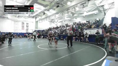 110 lbs Champ. Round 1 - Leilani Gryniuk, Riverside Poly vs Anaya Guiling, Yorba Linda