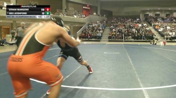 160 Championship Bracket 5th Place Match - Rex Ayshford, Kasson-Mantorville vs Ethan Mangowi, Farmington