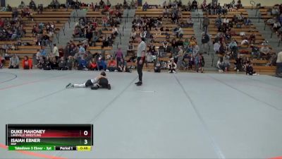 65 lbs Cons. Semi - Isaiah Ebner, DGF vs Duke Mahoney, Lakeville Wrestling