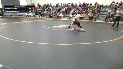 134-140 lbs Round 2 - Blake Sytsma, Prairie, Cedar Rapids vs Connor Murphy, Iowa City, West