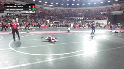 60 lbs Champ. Round 2 - Jemma Smallwood, Marshfield vs Mackenzie Schleis, Mishicot