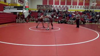 215 lbs Semifinal - Carter Eddy, Independence vs Jaxon Anderson, Mount Vernon