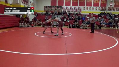 215 lbs Semifinal - Carter Eddy, Independence vs Jaxon Anderson, Mount Vernon