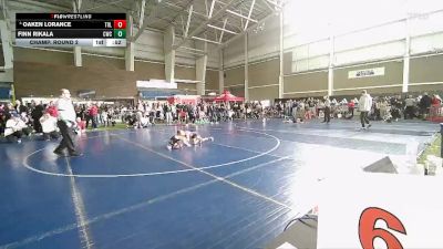 51 lbs Champ. Round 2 - Finn Rikala, Champions Wrestling Club vs Oaken Lorance, Team Real Life