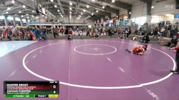 65 lbs Quarterfinal - Hunter Kroot, Dripping Springs Youth Sports Association Wrestling Club vs Zaivian Fuentes, Wesley Club Wrestling