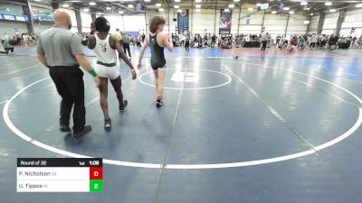 112 lbs Round Of 32 - Peyton Nicholson, GA vs Uriah Tippos, RI