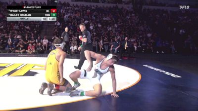 157 lbs Final - Wyatt Lewis, Del Norte (Cresent City) (NC) vs Bailey Holman, Poway (SD)