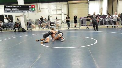 132 lbs Consi Of 64 #2 - Lorenzo Gallegos, NM vs Colton Russell, OH