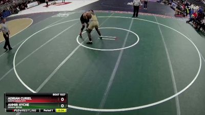 Cons. Round 3 - Ahmir Hyche, Omaha Bryan vs Adrian Curiel, South Sioux City