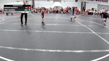 48 lbs Round 1 (8 Team) - Weston Mcarthy, CTWHALE vs Trey Sanders, Mat Assassins White