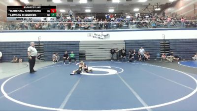 47 lbs Cons. Round 5 - Marshall Armstrong, Idaho vs Lawson Chambers, Parma Wrestling