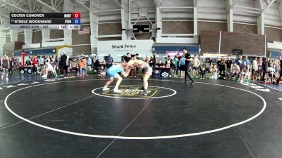165 lbs Champ. Round 1 - Colten Conover, Montana vs Steele Woodward, Utah