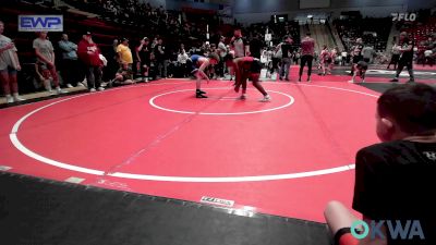 112 lbs Semifinal - Keylan Freeman, Skiatook Youth Wrestling vs Westin Pollock, Owasso Takedown Club