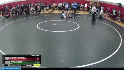 95-106 lbs Semifinal - Jesse Tarkalson, Centennial vs Alexander Mayorga, Clark