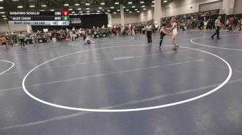 132 lbs 5th Place Match - Sabatino Sciullo, CRWC vs Alex Choo, Wolf Pack Wrestling TX