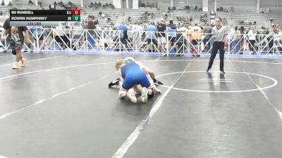 120 lbs Rr Rnd 3 - MJ Rundell, Illinois Menace - HSB vs Rowen Humphrey, Buffalo Valley Blue - HSB