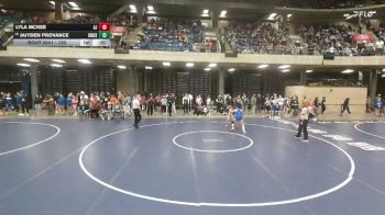 130 lbs Champ. Round 1 - Jaiyden Provance, Ottawa vs Lyla McKee, Genoa-Kingston