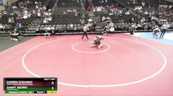 160 lbs Cons. Round 4 - Danny Aquino, Copper Hills vs Camden Eckhardt, Maple Mountain High School