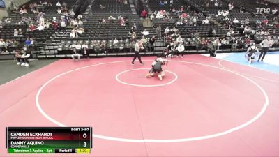 160 lbs Cons. Round 4 - Danny Aquino, Copper Hills vs Camden Eckhardt, Maple Mountain High School