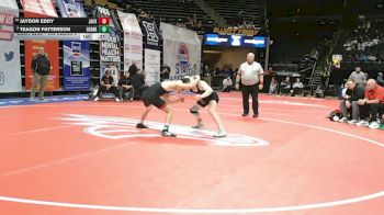 144 Class 4 lbs Cons. Round 2 - Jaydon Eddy, Jackson vs Teagon Patterson, Ozark