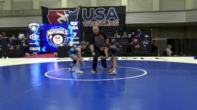 10U Boys - 63 lbs Cons. Semis - John Petrovcik, Florida vs Bobby Miller, Simmons Academy Of Wrestling