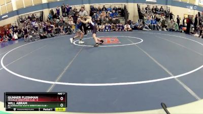 68 lbs Round 2 (10 Team) - Will Abram, Bloomington South Wrestling Club vs Gunner Fleshman, Franklin Wrestling Club