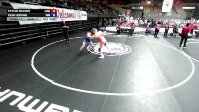 165 lbs Skyler Madsen, SCVWA - Santa Clara Valley Wrestling Association vs Ryan Herring, NAWA - North Area Wrestling Association