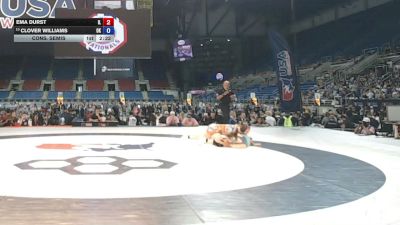 140 lbs Cons. Semis - Ema Durst, Illinois vs Clover Williams, Oklahoma