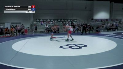 52 kg Cons. Sub-quarters - Connor Wright, Askeo International Mat Club vs Noah Losey, Bishop McCort High School Wrestling