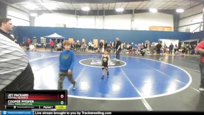 40-43 lbs Round 1 - Jet Packard, Fighting Squirrels vs Cooper Pfeifer, Small Town Wrestling