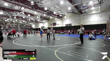 170 lbs Cons. Round 3 - Isabelle Ruiz, Burbank vs Sam Mendoza, Temescal Canyon