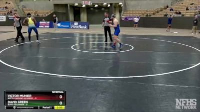 165 lbs Semis (4 Team) - Victor Munier, Battle Ground Academy vs David Green, Boyd Buchanan