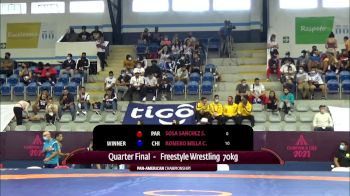 65 kg Quarterfinal - Marcos Wesley De Brito Siqueira, Brazil vs David Renee Pinilla Rodriguez, Panama