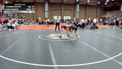 125 lbs Cons. Round 4 - Alyssa Dawson, Lebanon vs Lynleigh Weltzin, Thompson