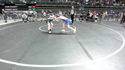 105 lbs 7th Place - Kane Hagerty, Washington Twp vs Dominic Bucci, Buxton (NJ)