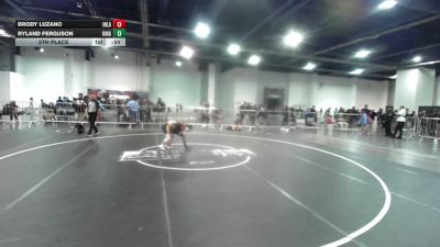 74 lbs 5th Place - Brody Luzano, Inland Elite WC vs Ryland Ferguson, King Select