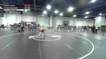 74 lbs 5th Place - Brody Luzano, Inland Elite WC vs Ryland Ferguson, King Select