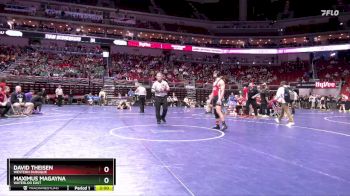 3A-175 lbs Champ. Round 2 - Maximus Magayna, Waterloo East vs David Theisen, Western Dubuque