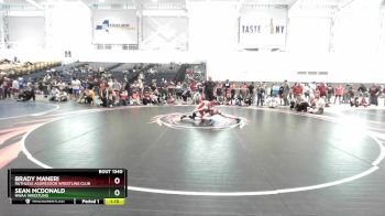 102 lbs Quarterfinal - Brady Maneri, Ruthless Aggression Wrestling Club vs Sean McDonald, NWAA Wrestling