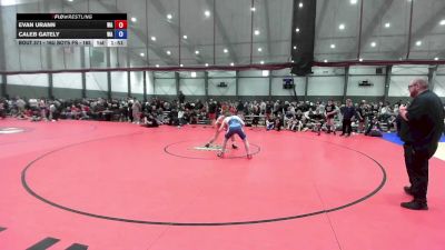 16U Boys FS - 165 lbs Cons. Round 2 - Evan Urann, WA vs Caleb Gately, WA