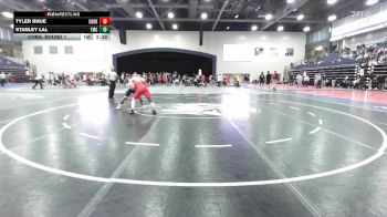 141 lbs Cons. Round 1 - Tyler Rhue, Southern Oregon vs Stanley Lal, Truett-McConnell (Ga.)