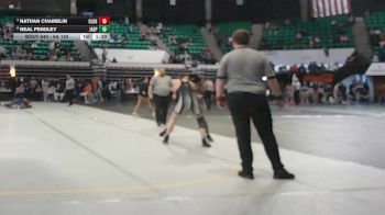 6A 150 lbs 5th Place Match - Neal Pendley, Jasper vs Nathan Chamblin, Clay Chalkville